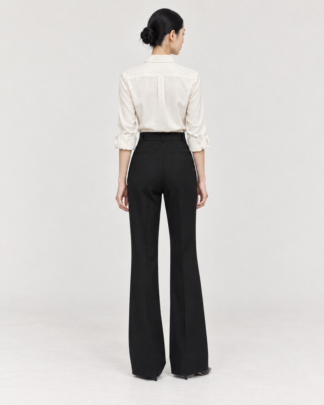 Cream Shirt, back