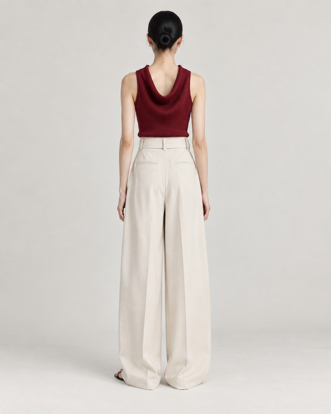 Red Knit, back