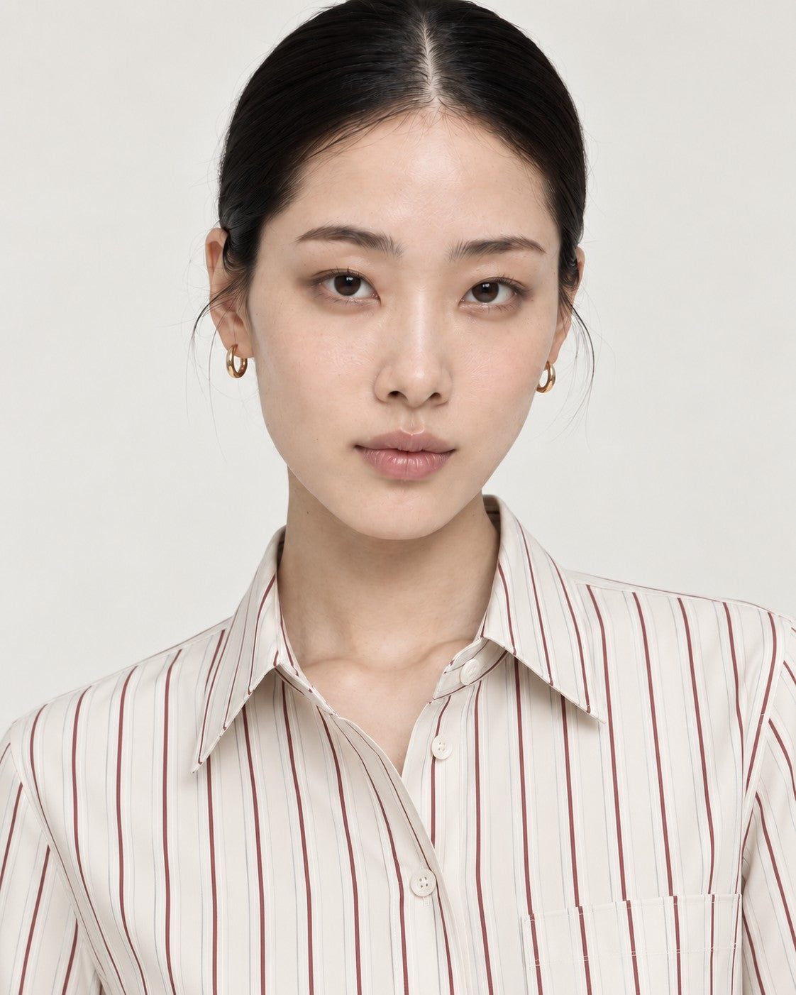 Striped Shirt, close-up