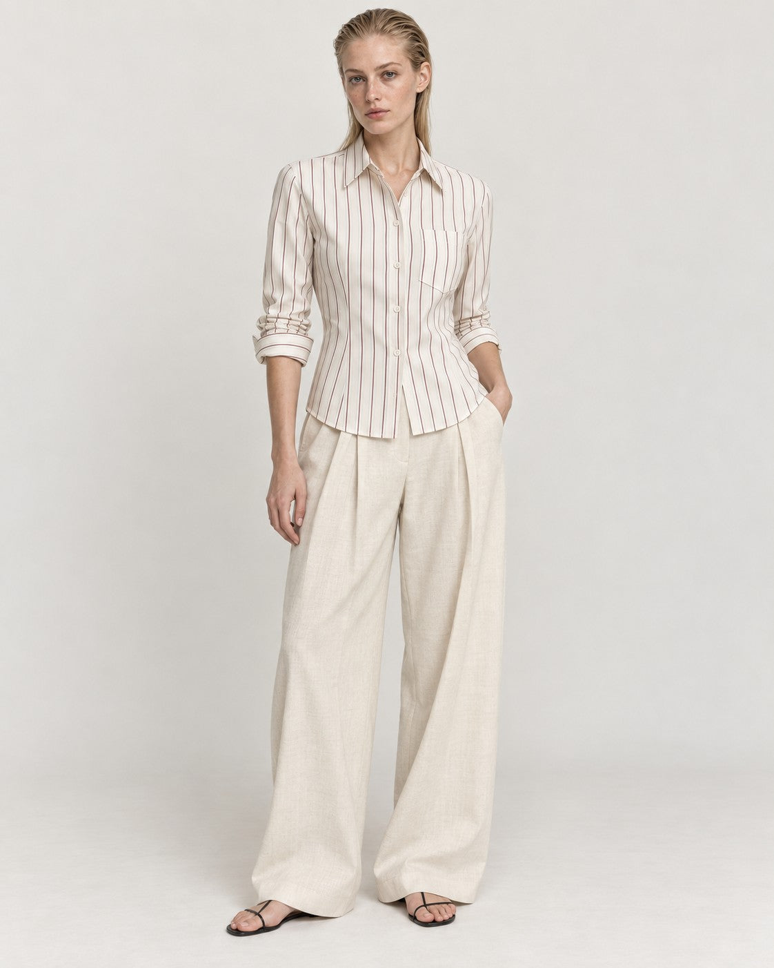 Striped Shirt, untucked